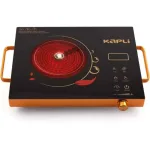 Kapli 2000W Aluminum Black Infrared Induction Cooktop, ALECRKAP00004