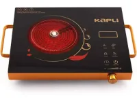 Kapli 2000W Aluminum Black Infrared Induction Cooktop, ALECRKAP00004