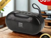 GeneCore Portable Bluetooth Speaker with Deep Bass, TWS Support, RGB Light & 5W Output