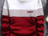 Round Neck Cotton Blend T-Shirt