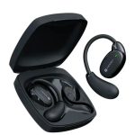 Portronics Harmonics Twins 31 Over Ear OWS Smart Wireless Earbuds with HD Mic, Secure & Flexible Earhook, Touch Control, 24 Hrs Playtime, Music/Gaming Mode, BT 5.4V, Light Weight(Black)