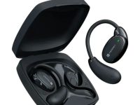 Portronics Harmonics Twins 31 Over Ear OWS Smart Wireless Earbuds with HD Mic, Secure & Flexible Earhook, Touch Control, 24 Hrs Playtime, Music/Gaming Mode, BT 5.4V, Light Weight(Black)