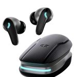 GOBOULT Astra Neo 70Hrs Playtime, 4 Mic ENC, BT 5.4, 40ms Low Latency, Grip case BluetoothÂ Â (Black, True Wireless)