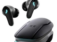 GOBOULT Astra Neo 70Hrs Playtime, 4 Mic ENC, BT 5.4, 40ms Low Latency, Grip case Bluetooth  (Black, True Wireless)