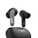 GOBOULT Y1 Pro with Zen Quad Mic ENC, 60Hrs Battery, Fast Charging, Knurled Design, 5.3v BluetoothÂ Â (Jet Black, True Wireless)