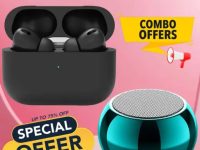Tws Earbuds, Wireless Earbuds Pro, Bluetooth Earphones, In-Ear Headphones; TWS Earbuds; Long Battery Life with Mini Bluetooth Speaker - Combo
