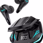 Hoppup Xo3 Gaming Earbuds with 35MS Low Latency, 13MM DRIVERS & 50H PlayTime Bluetooth Headset (Black, True Wireless)